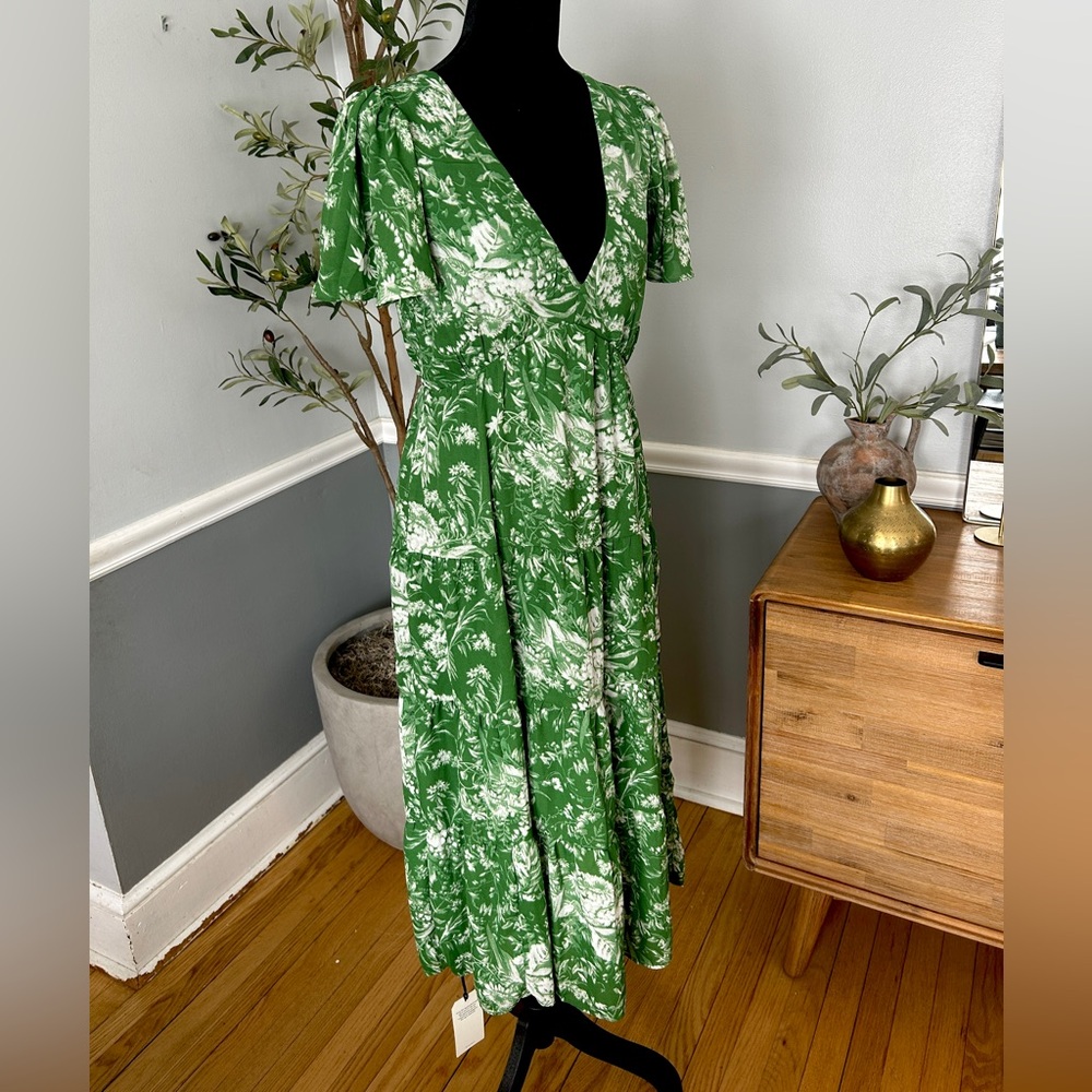 Abercrombie & Fitch Short Sleeve Midi Dress, NWT